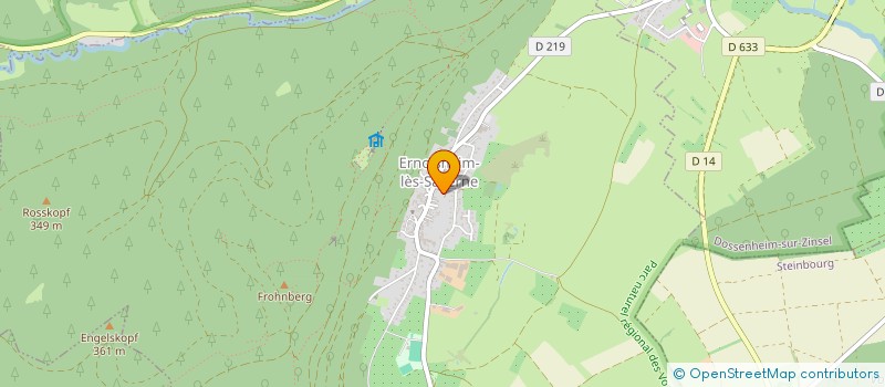 localisation de l'entreprise MADAME CATHIA FERNANDEZ  KIRRWILLER