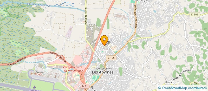 localisation de l'entreprise MADAME CATHIA GAUTIER à LES ABYMES