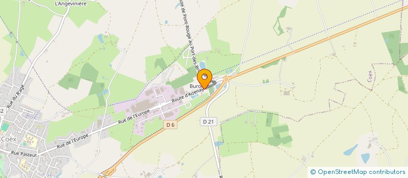 localisation de l'entreprise MADAME CATHIA MARGUERITE HERMOUET  COEX