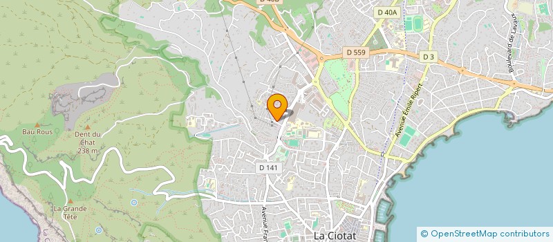 localisation de l'entreprise MADAME CATHIA PIACENTINO à LA CIOTAT