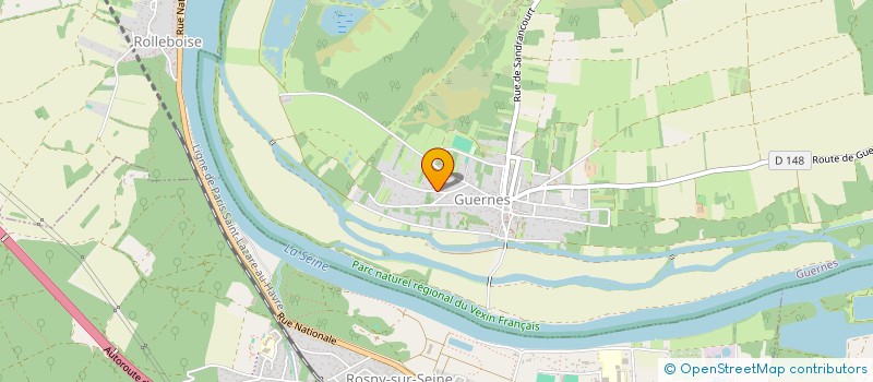 localisation de l'entreprise MADAME CATHIE DE MELO  GUERNES