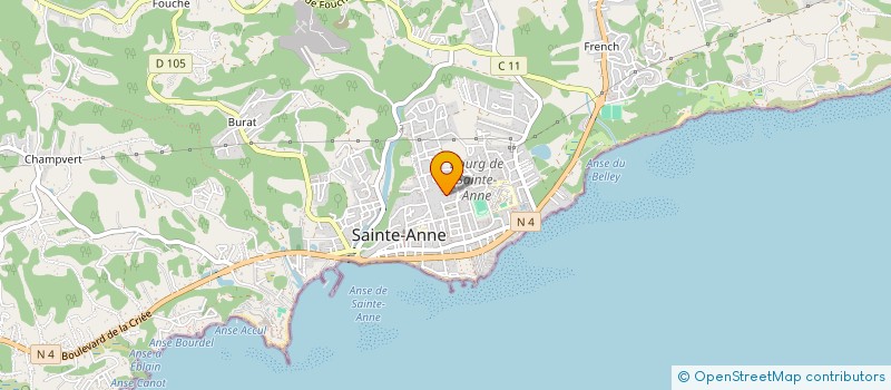 localisation de l'entreprise MADAME CATHIE GENEVIEVE à SAINTE-ANNE