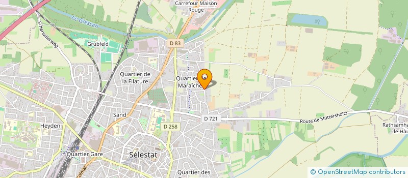 localisation de l'entreprise MADAME CATHIE HECKLER  SELESTAT