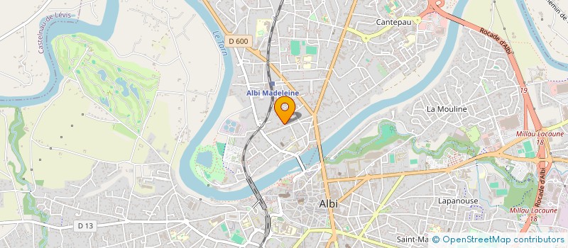 localisation de l'entreprise MADAME CATHIE LEMAIRE à ALBI