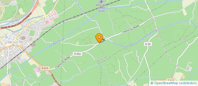 localisation de l'entreprise MADAME CATHIE MARGALL  ILLE-SUR-TET