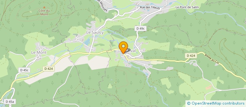 localisation de l'entreprise MADAME CATHIE THIERY  LE VERMONT