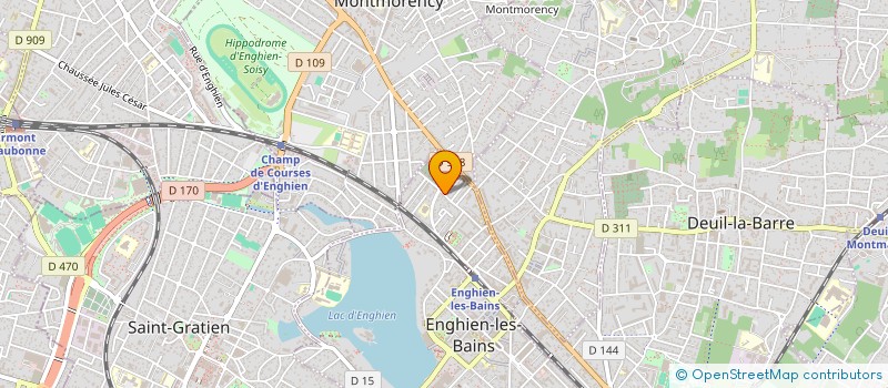 localisation de l'entreprise MADAME CATHLEEN SCHUTZ  ENGHIEN-LES-BAINS