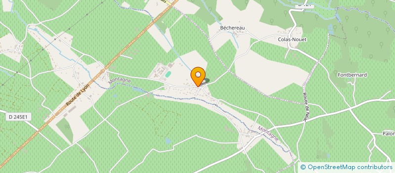 localisation de l'entreprise MADAME CATHY ADELE  MONTAGNE