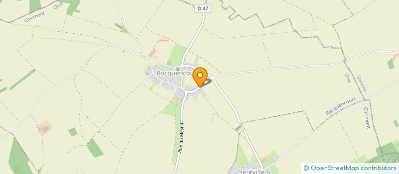 localisation de l'entreprise MADAME CATHY AREND  ROCQUENCOURT