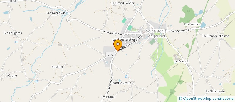 localisation de l'entreprise MADAME CATHY ARGOULON à SAINT-DENIS-DE-JOUHET