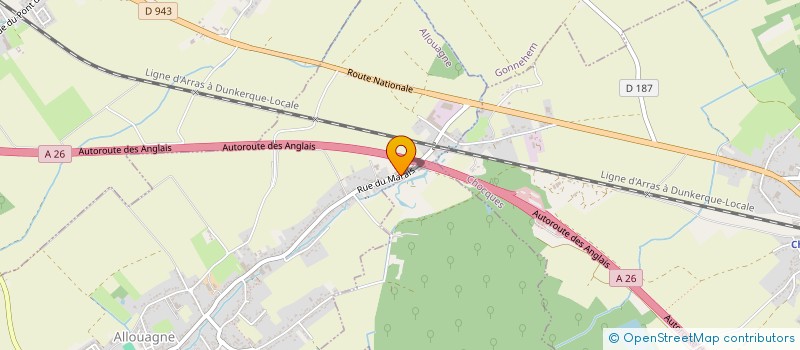 localisation de l'entreprise MADAME CATHY AVERLANT  ALLOUAGNE