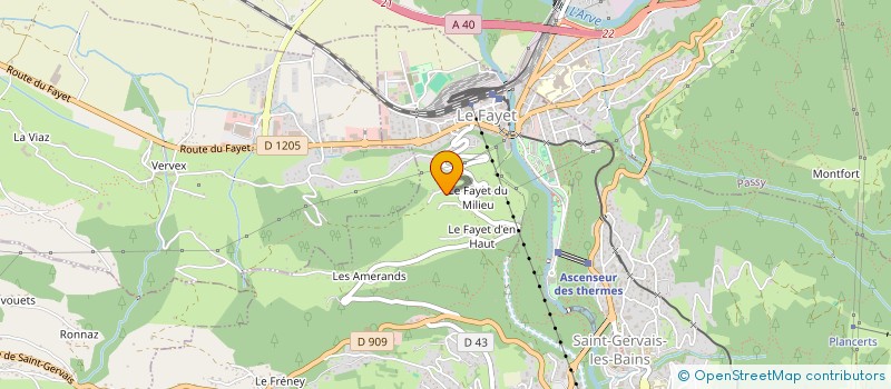 localisation de l'entreprise MADAME CATHY BATARD  SAINT-GERVAIS-LES-BAINS