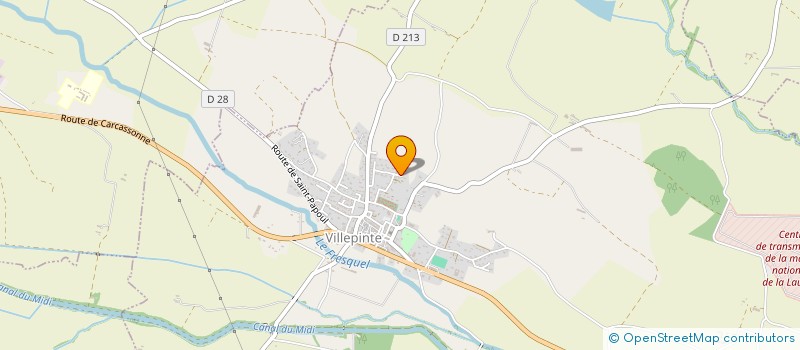 localisation de l'entreprise MADAME CATHY BAUER  CASTELNAUDARY