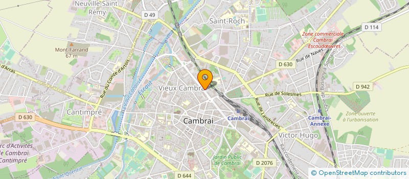 localisation de l'entreprise MADAME CATHY BEAUCHART  CAMBRAI