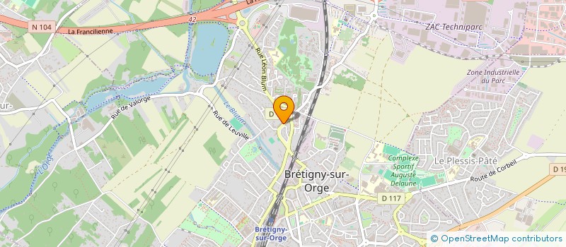 localisation de l'entreprise MADAME CATHY BECQUELIN à BRETIGNY-SUR-ORGE
