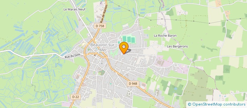 localisation de l'entreprise MADAME CATHY BERNARD  BEAUVOIR-SUR-MER