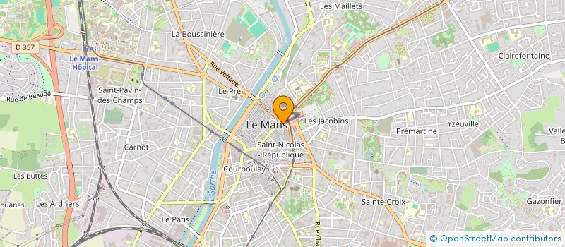 localisation de l'entreprise MADAME CATHY BESNIER à LE MANS