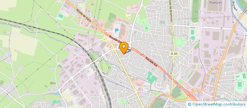 localisation de l'entreprise MADAME CATHY BLACHON  MABLY