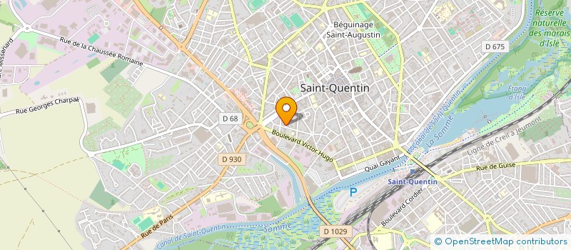 localisation de l'entreprise MADAME CATHY BODELOT à SAINT-QUENTIN