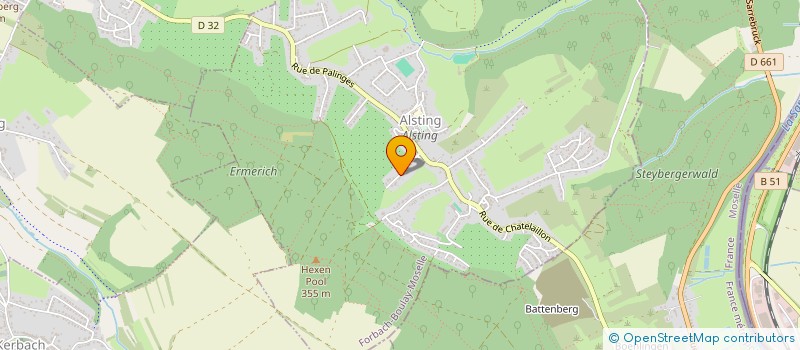 localisation de l'entreprise MADAME CATHY BOIZET  ALSTING