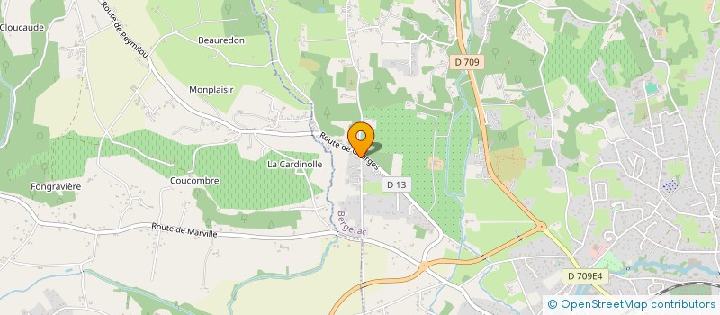 localisation de l'entreprise MADAME CATHY BONNIERE à BERGERAC