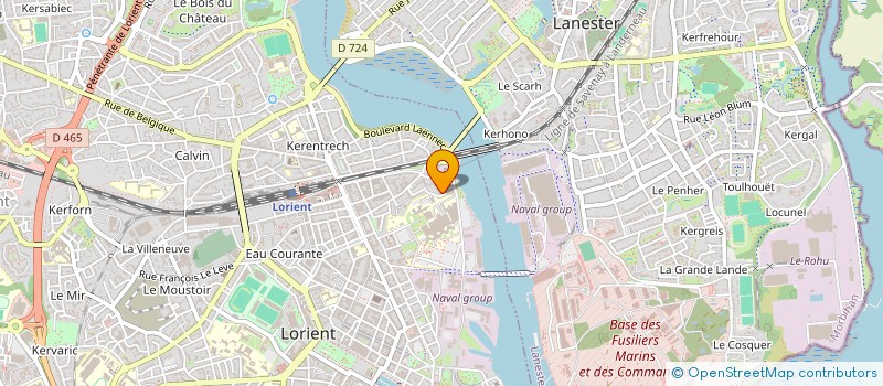 localisation de l'entreprise MADAME CATHY BOUQUET  LORIENT