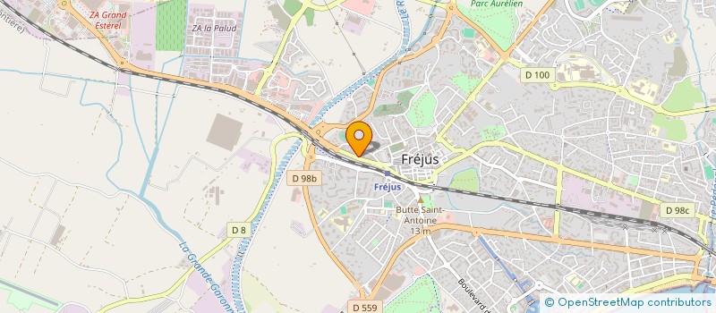 localisation de l'entreprise MADAME CATHY BOURGEOIS à FREJUS