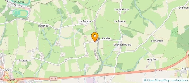 localisation de l'entreprise MADAME CATHY BOZARD  LANDIVISIAU