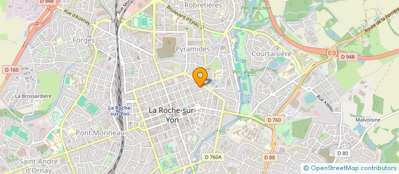 localisation de l'entreprise MADAME CATHY BREJON  LA ROCHE-SUR-YON