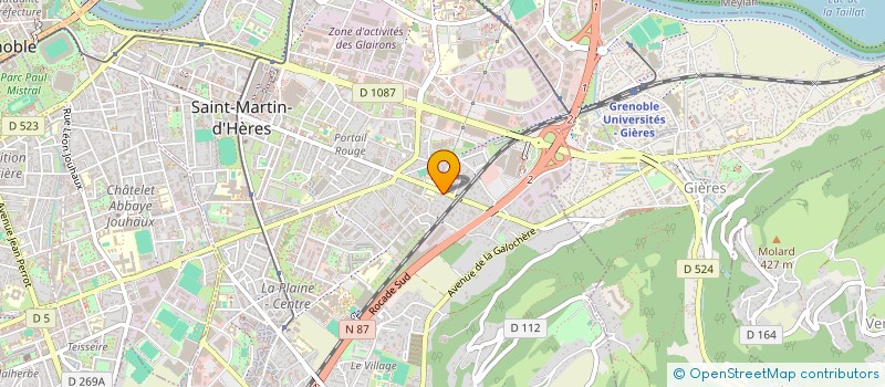 localisation de l'entreprise MADAME CATHY BUCCI  SAINT-MARTIN-D'HERES