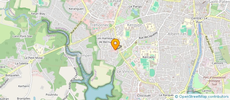 localisation de l'entreprise MADAME CATHY BURBAN à VANNES