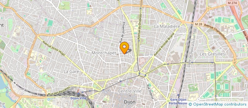 localisation de l'entreprise MADAME CATHY CABEDOCHE  DIJON