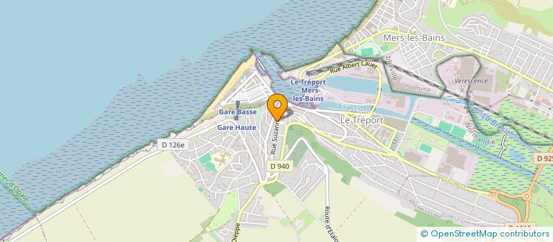 localisation de l'entreprise MADAME CATHY CACHEUX  LE TREPORT