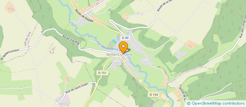 localisation de l'entreprise MADAME CATHY CAILLEAUX  BELLENCOMBRE