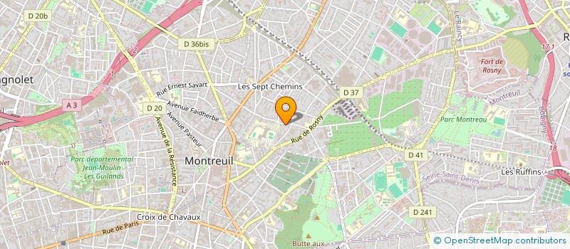 localisation de l'entreprise MADAME CATHY CAIREY- REMONAY à MONTREUIL