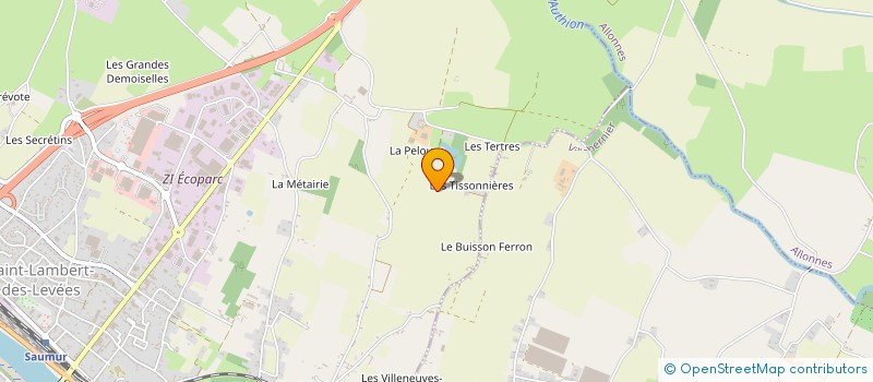 localisation de l'entreprise MADAME CATHY CALLET  SAUMUR