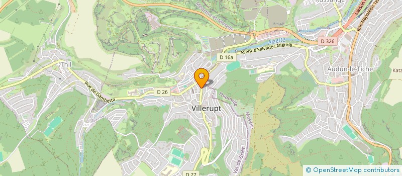 localisation de l'entreprise MADAME CATHY CALZETTONI  VILLERUPT