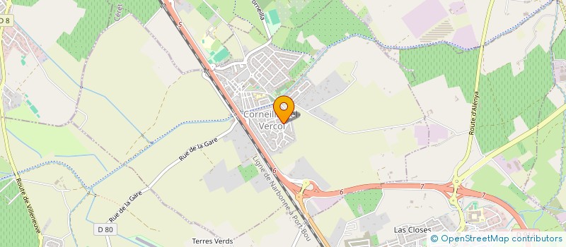 localisation de l'entreprise MADAME CATHY CARUT  CORNEILLA-DEL-VERCOL