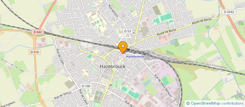 localisation de l'entreprise MADAME CATHY CHANTAL PASCAL VANTHUYNE  STAPLE