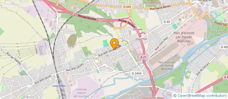 localisation de l'entreprise MADAME CATHY CHARLET  LOURCHES