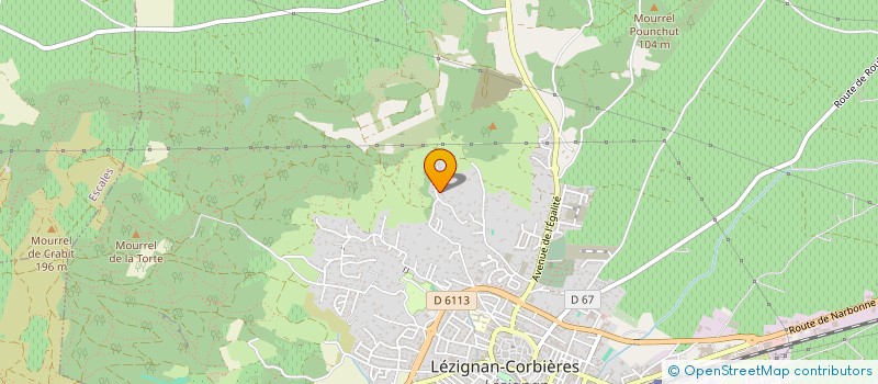 localisation de l'entreprise MADAME CATHY CHARLIER à LEZIGNAN-CORBIERES