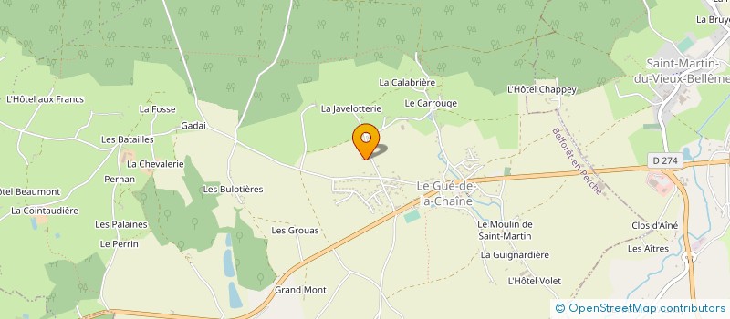 localisation de l'entreprise MADAME CATHY CHARLY à BELFORET-EN-PERCHE