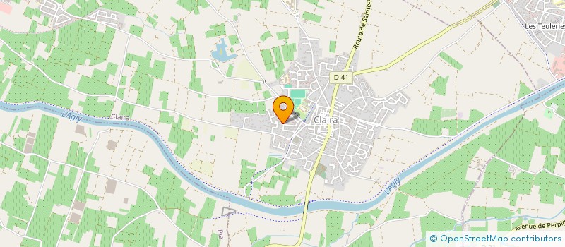 localisation de l'entreprise MADAME CATHY CHEVEREAU  CLAIRA