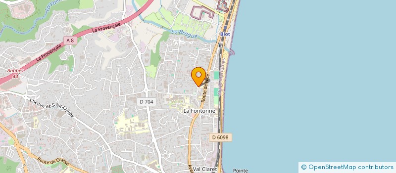 localisation de l'entreprise MADAME CATHY COLOSSE - ROSSET à ANTIBES