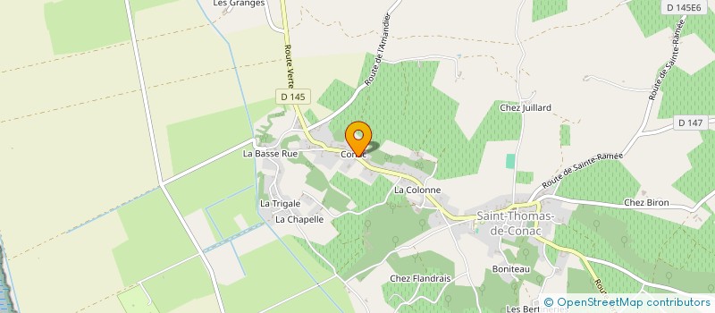 localisation de l'entreprise MADAME CATHY COURPRON à SAINT-THOMAS-DE-CONAC