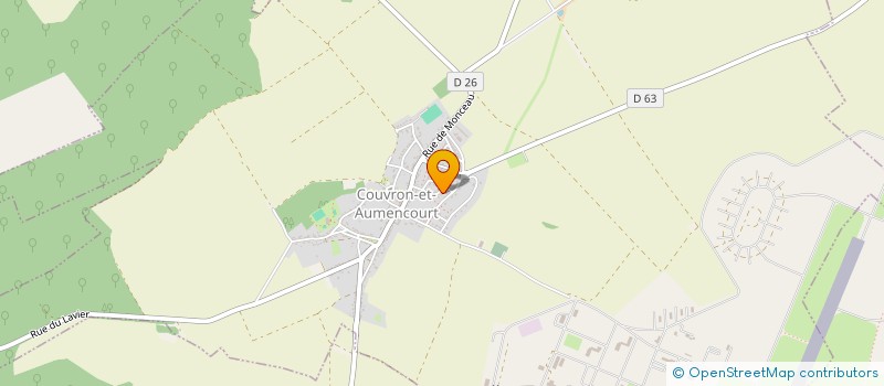 localisation de l'entreprise MADAME CATHY COURTIN  COUVRON-ET-AUMENCOURT