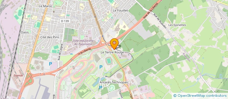 localisation de l'entreprise MADAME CATHY DECAMPS  LE MANS