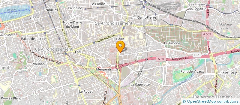 localisation de l'entreprise MADAME CATHY DEFFOND à MARSEILLE