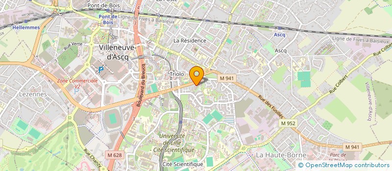 localisation de l'entreprise MADAME CATHY DELABIE  VILLENEUVE-D'ASCQ