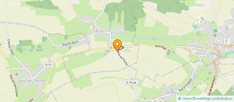 localisation de l'entreprise MADAME CATHY DELRUE  SACHIN